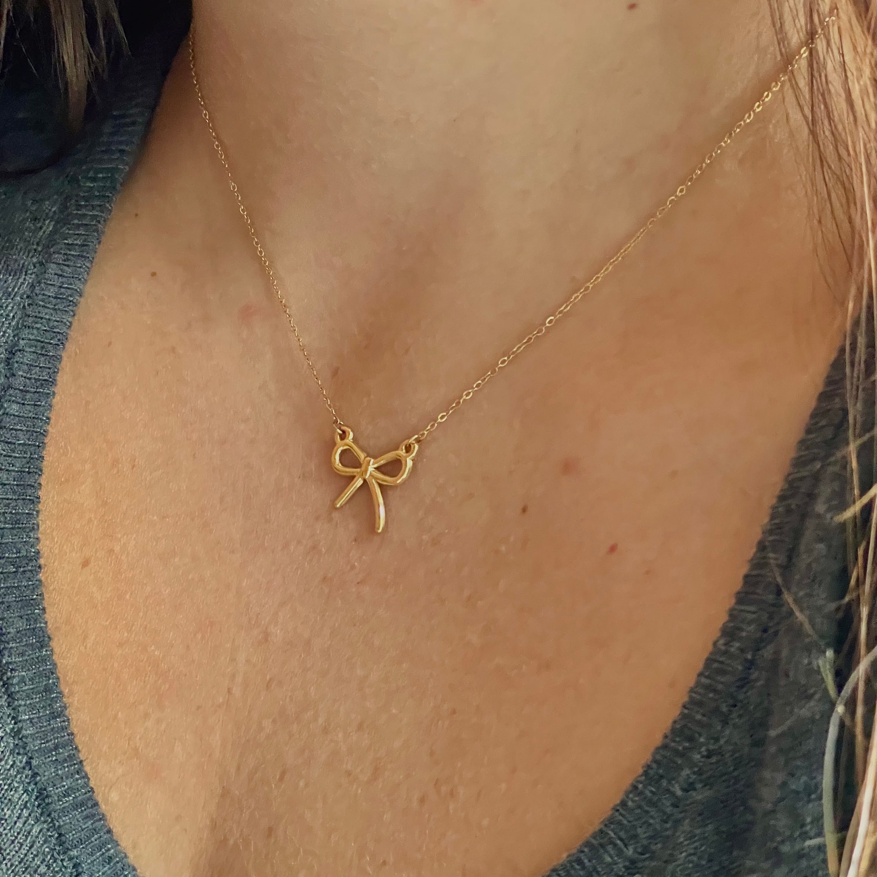 Collana fiocco luminoso in 2 colori