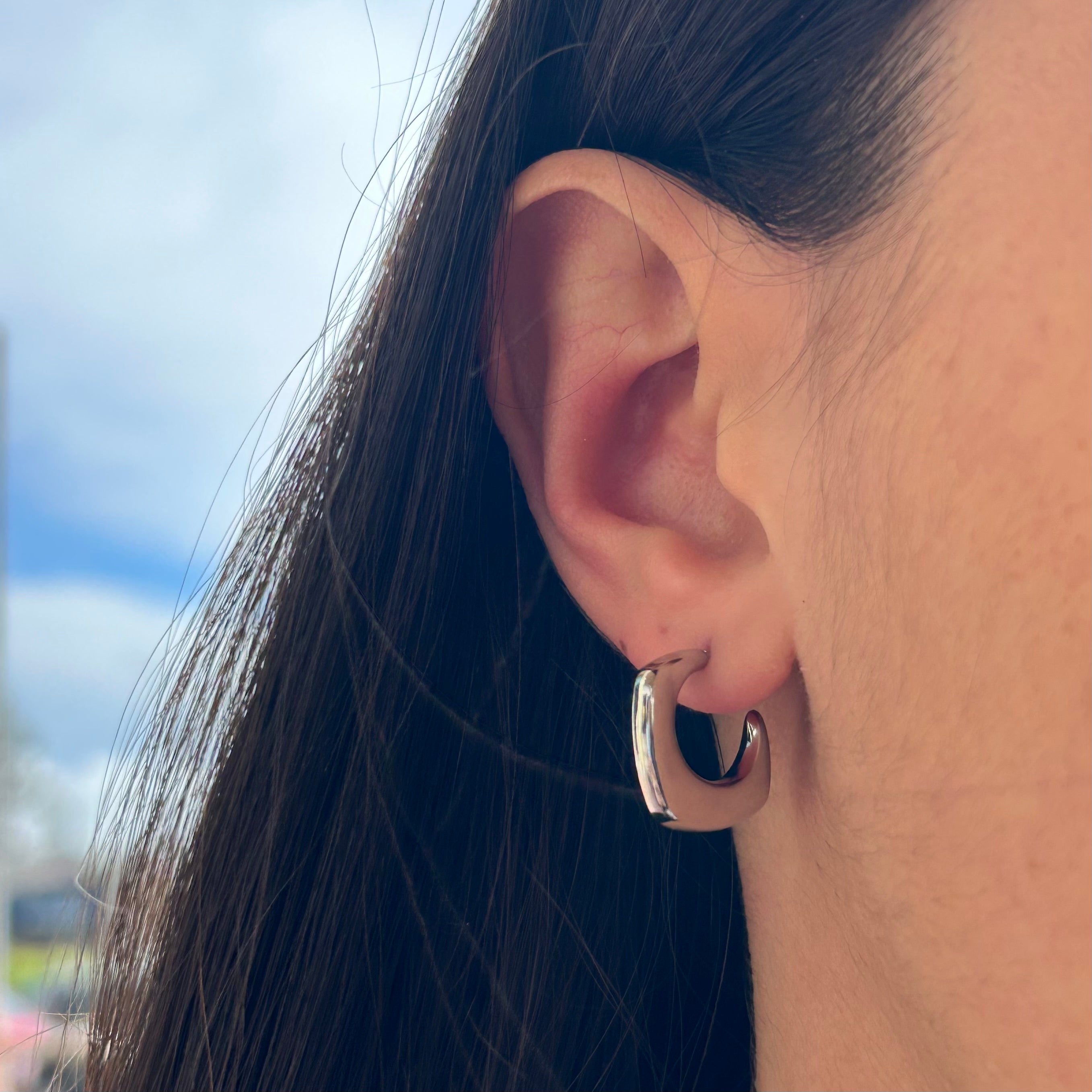 Orecchini square in 2 colori