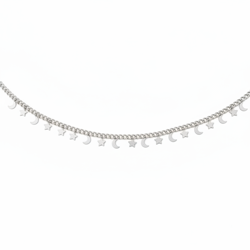 Collana costellazione in 2 colori