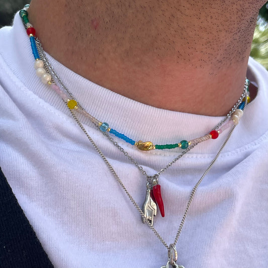 Collana TIE' in 2 colori