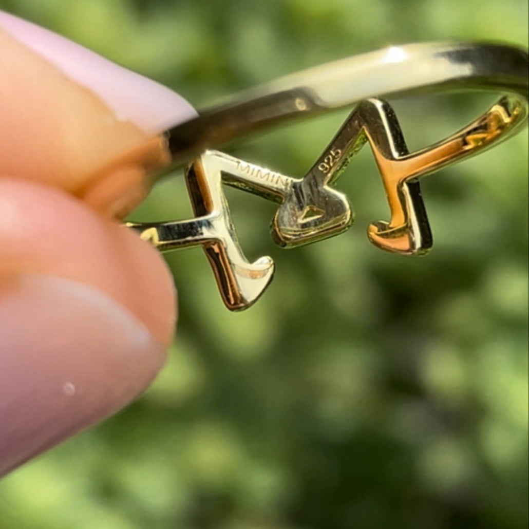 Anello Glowy Bow argento