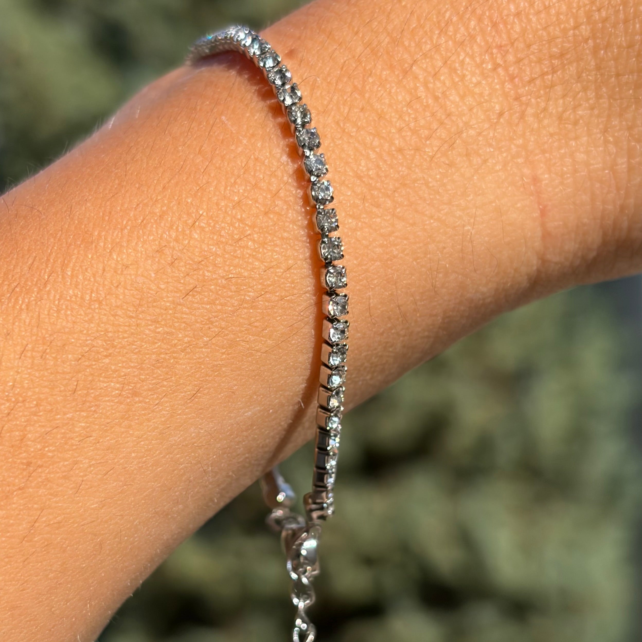 Bracciale tennis in 2 colori