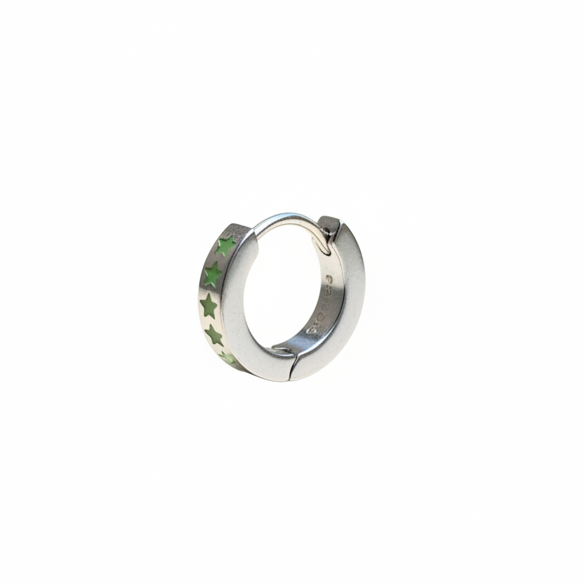 Orecchino stelline arcobaleno