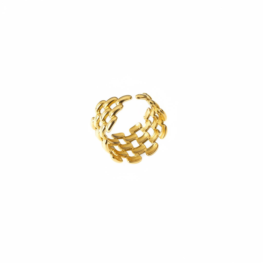 Anello puzzle in 2 colori