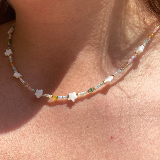 Collana Solea e stelle in 2 colori