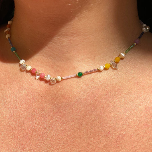 Collana Cristallina in 2 colori