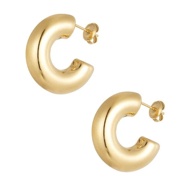 Orecchini chubby bold grandi in 2 colori