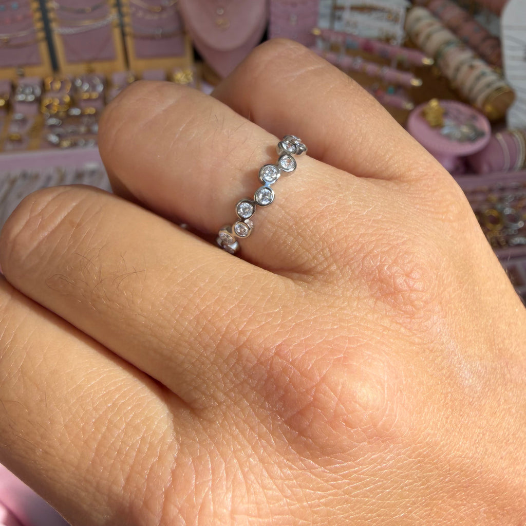 Anello sparkling in 2 colori