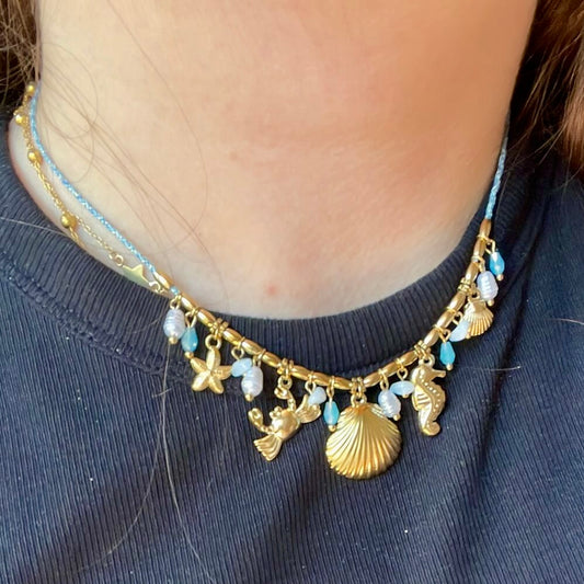 Collana tesori del mare in 4 colori