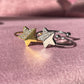 Anello stellina in 2 colori