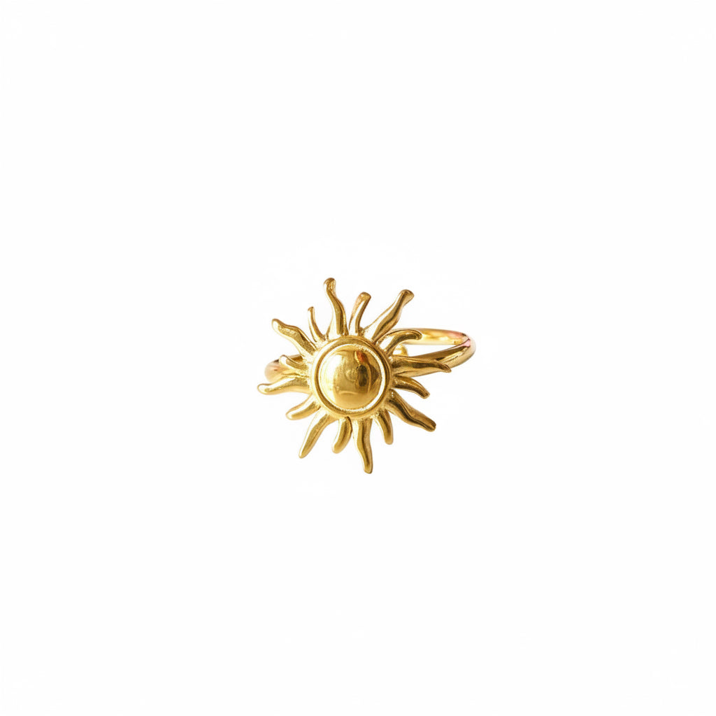 Anello ottagono Solaris nero ELLIUS Jewelry r963/rv/pn Anello ottagono Solaris nero ELLIUS Jewelry r963/rv/pn