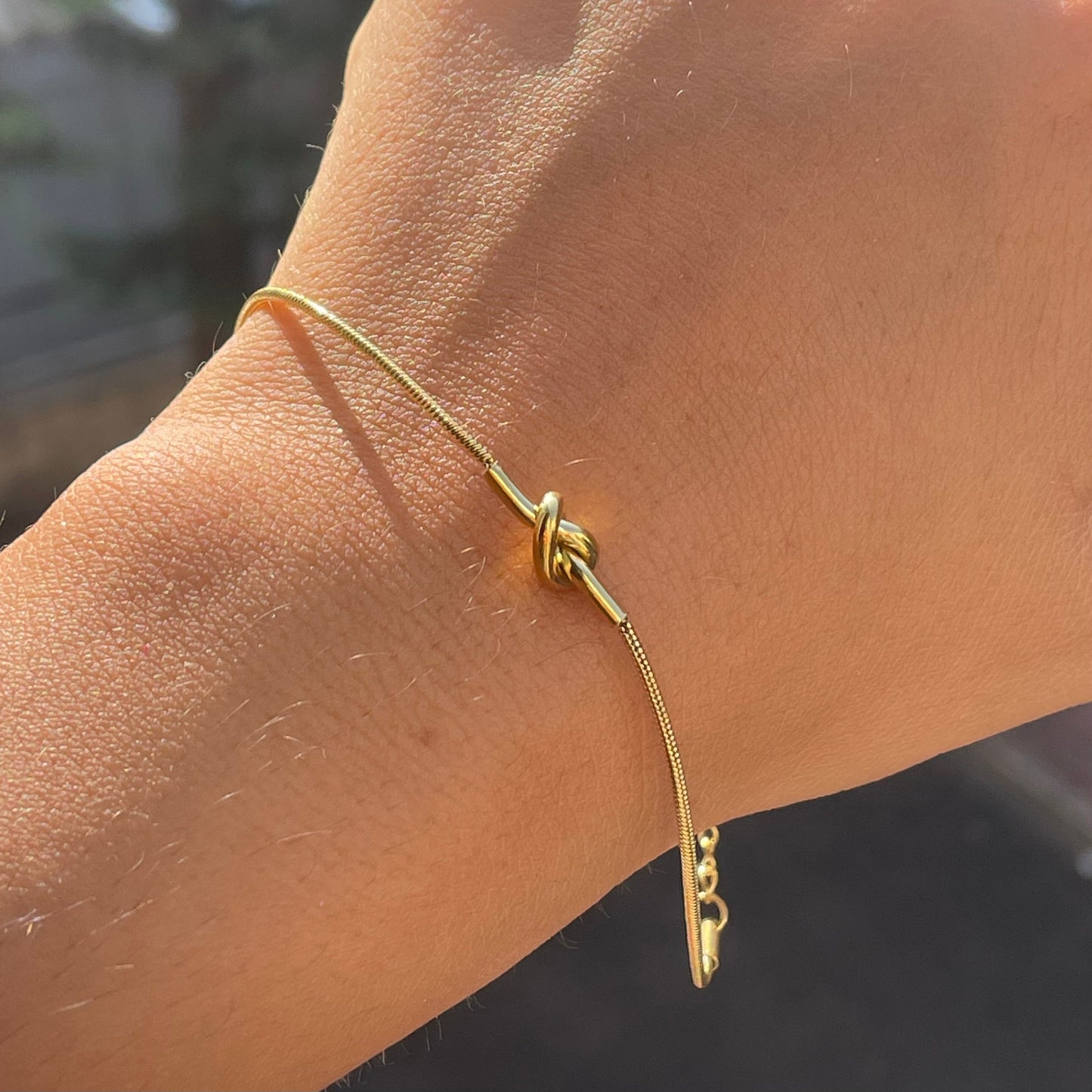 Bracciale nodo in 2 colori