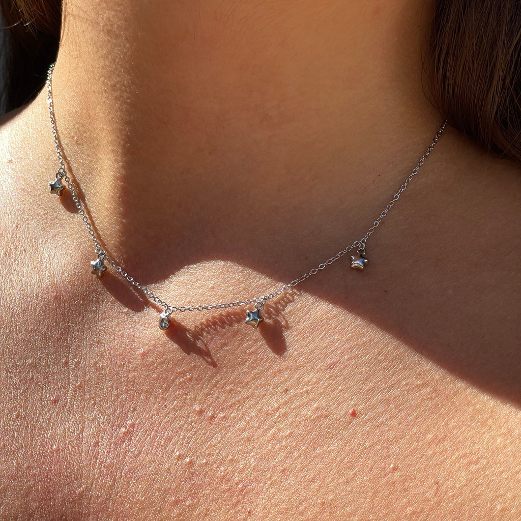 Collana polvere di stelle in 2 colori