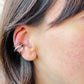 Ear cuff a tre in 2 colori