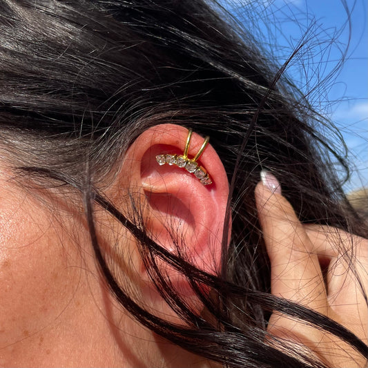 Ear cuff glitter in 2 colori