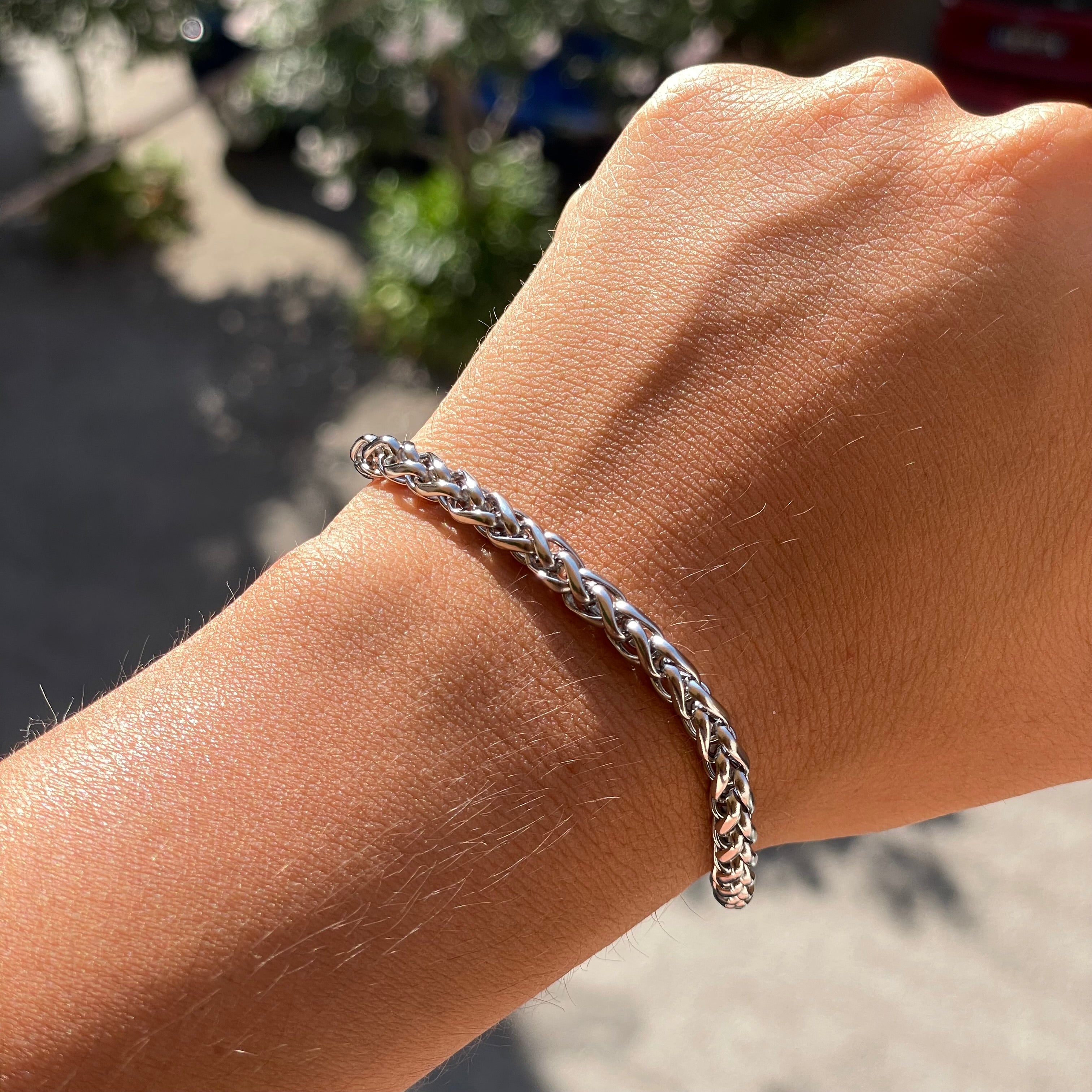 Bracciale catena in 2 colori