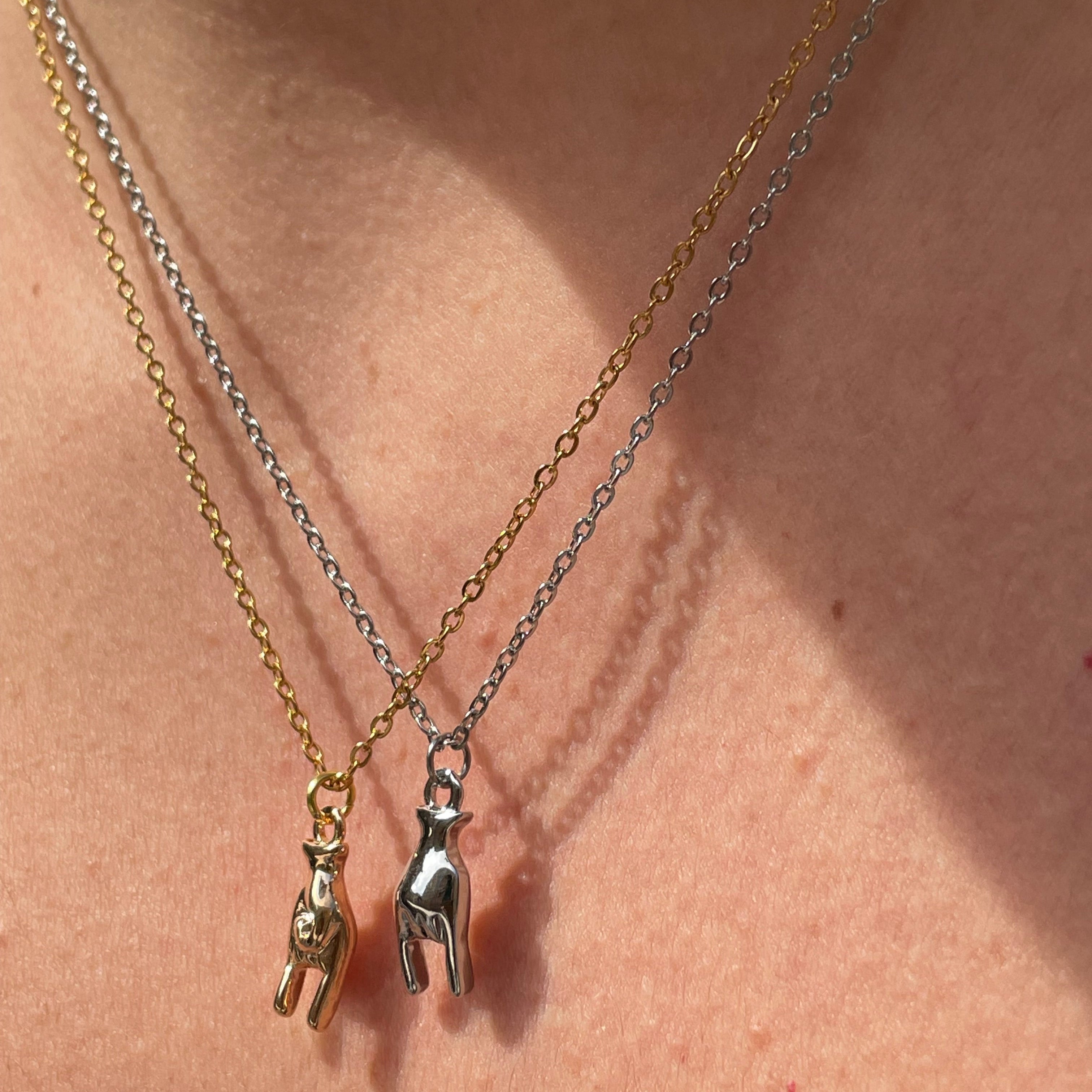 Collana corna in 2 colori