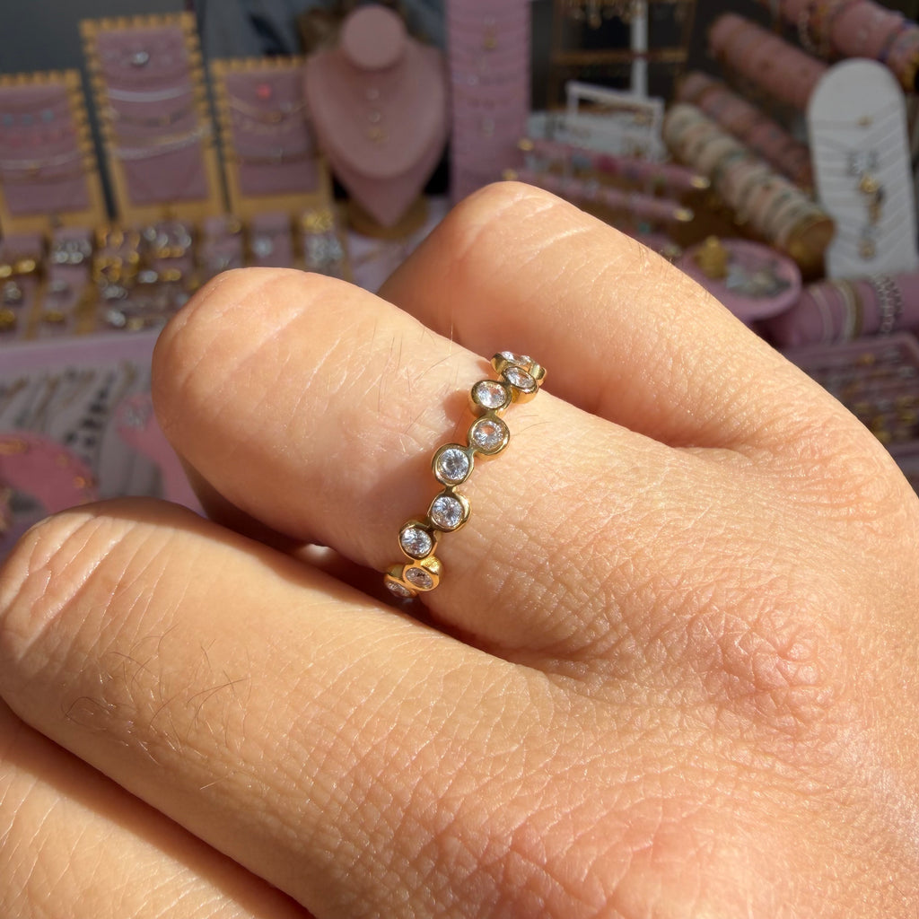 Anello sparkling in 2 colori