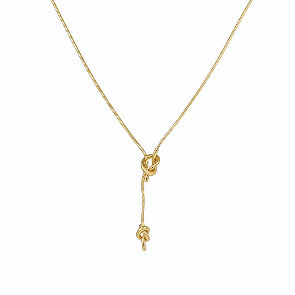 Collana nodo lungo