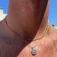Collana filo semplice in 2 colori