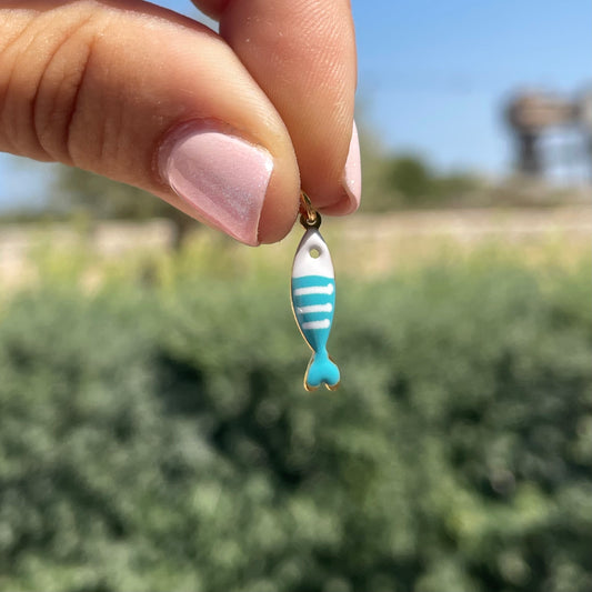 Charm pesce a righe in 8 colori