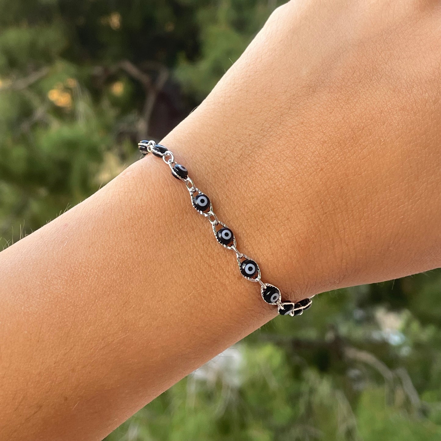 Bracciale con occhio di Allah in 9 colori
