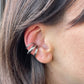 Ear cuff a tre in 2 colori