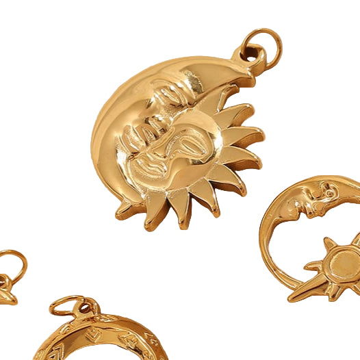 Charm Sole e luna per sempre in 2 colori