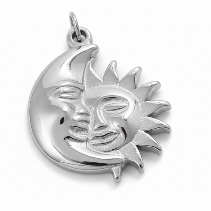 Charm Sole e luna per sempre in 2 colori