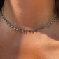 Collana con stelle e lune in 2 colori