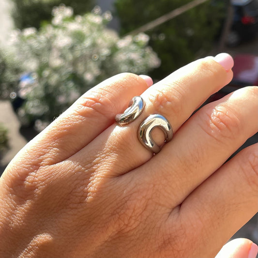 Anello avvolgimi in 2 colori
