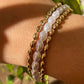 Bracciale di perle ovali in 2 colori
