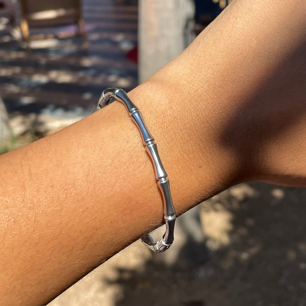 Bracciale rigido Bambù in 2 colori