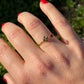 Anello quadrifoglio rosso
