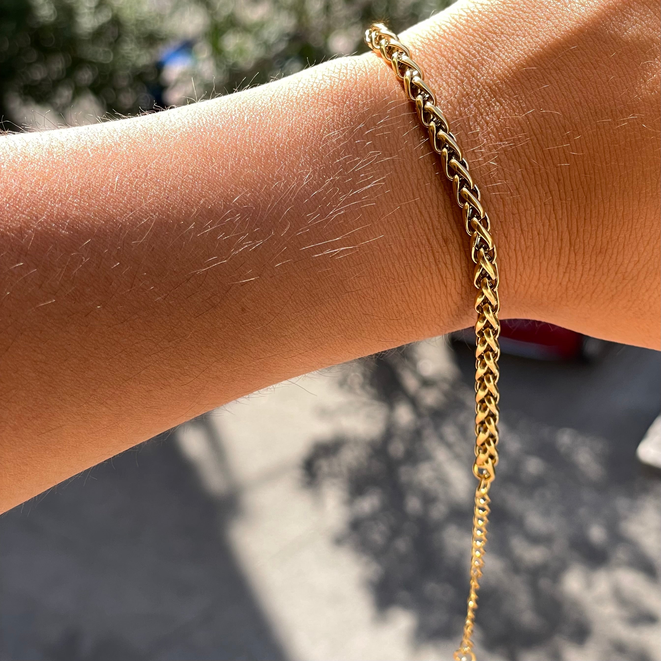 Bracciale catena in 2 colori