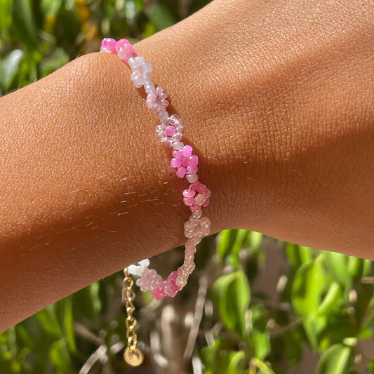Bracciale con fiori in 7 colori
