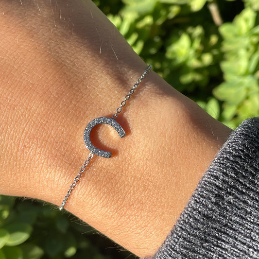 Bracciale ferro di cavallo in 2 colori
