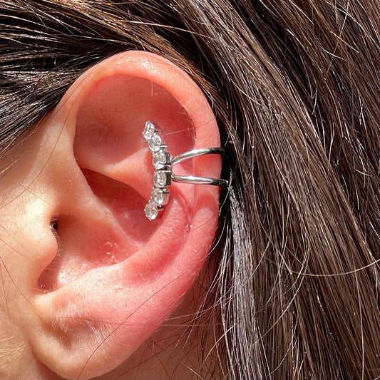Ear cuff glitter in 2 colori
