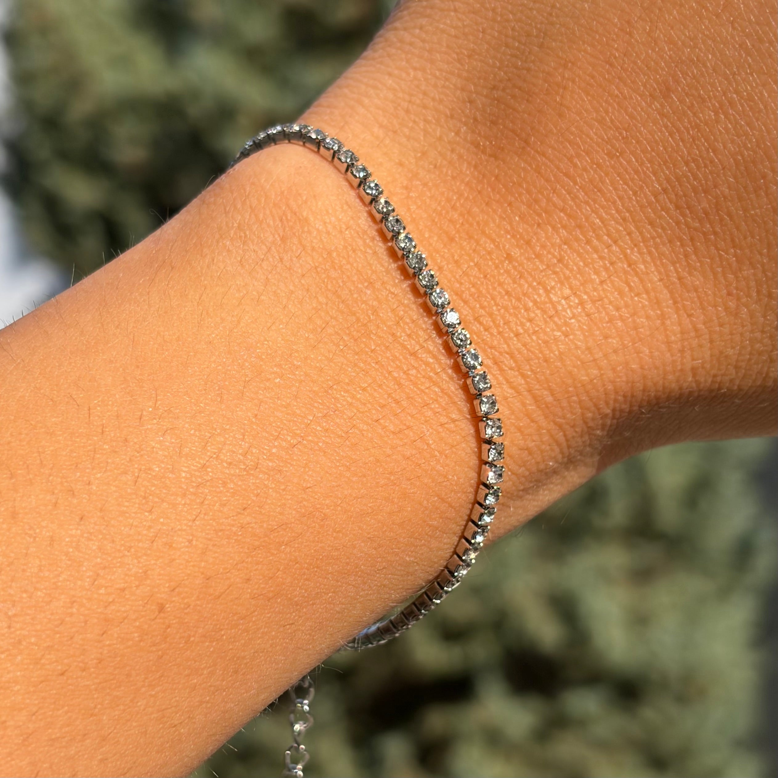 Bracciale tennis in 2 colori