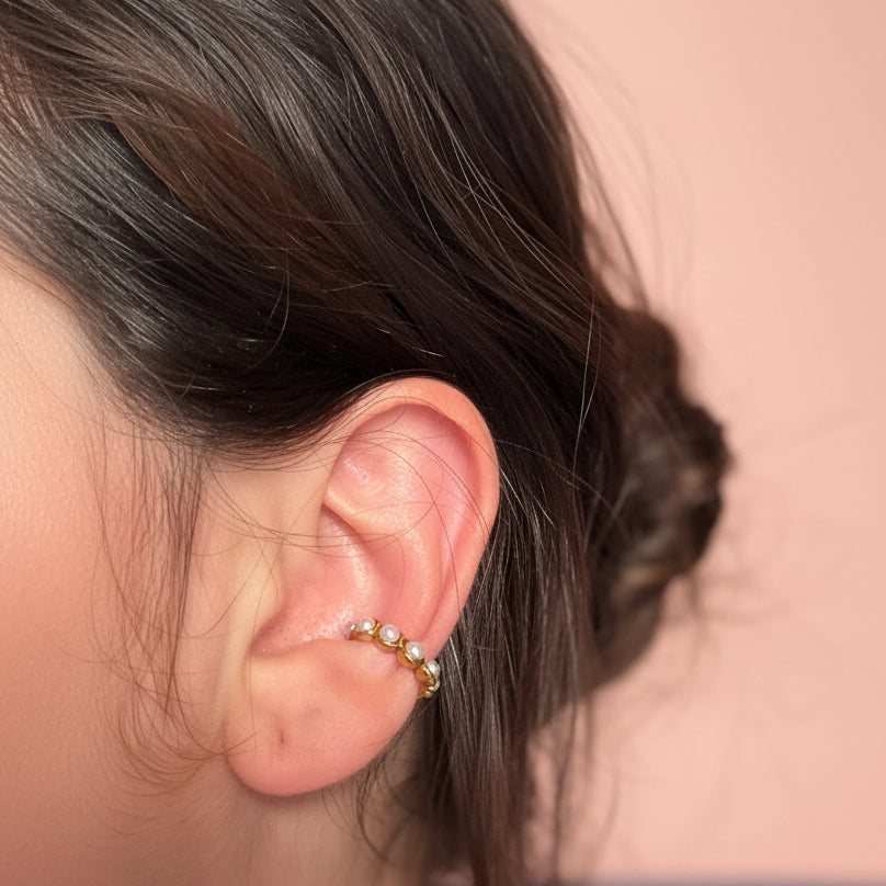 Ear cuff pearl
