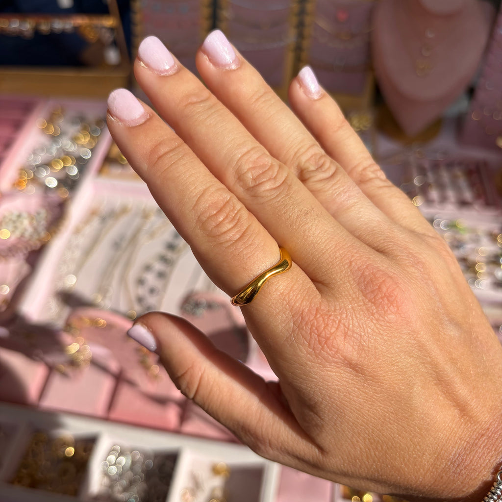 Anello line in 2 colori