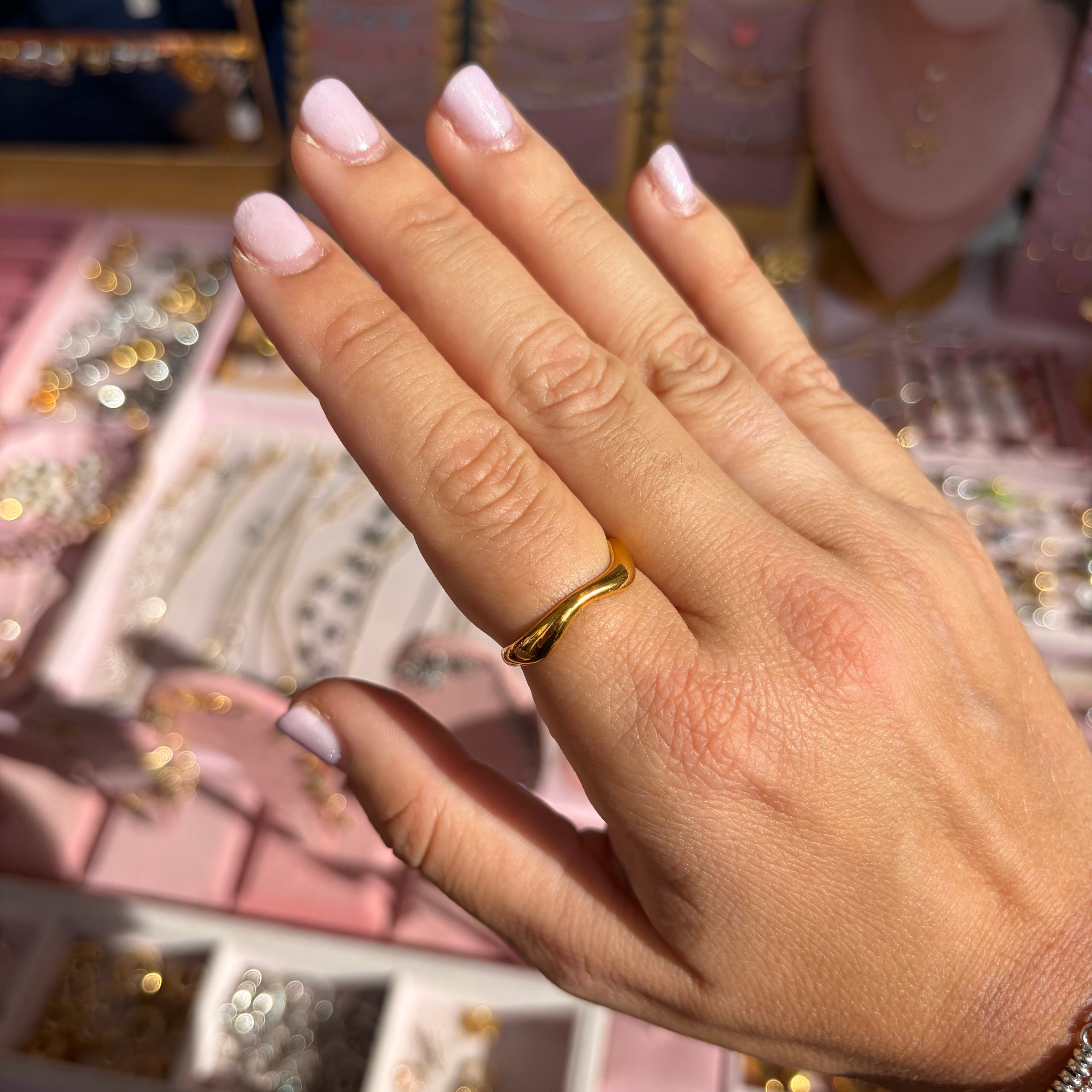 Anello line in 2 colori