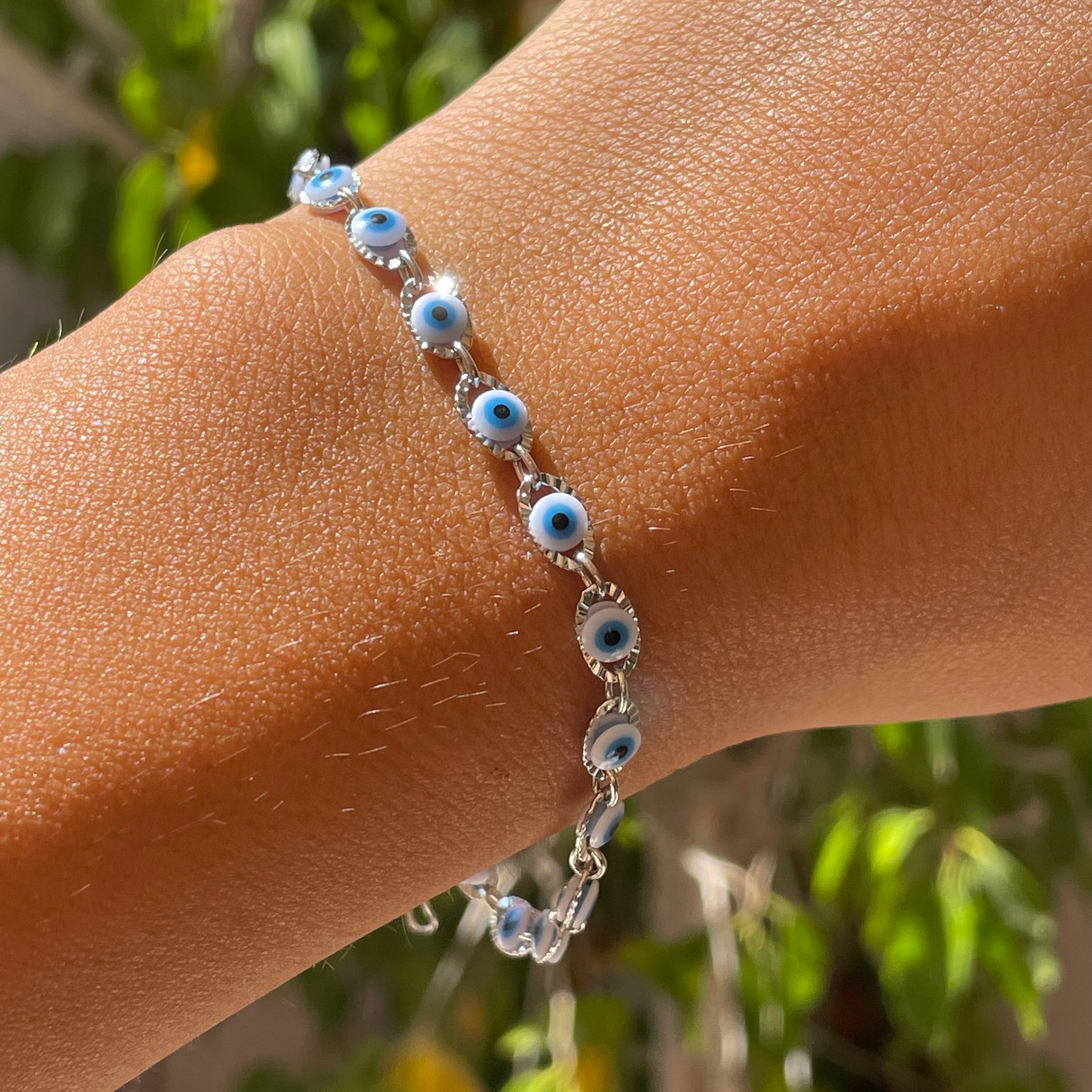 Bracciale con occhio di Allah in 9 colori
