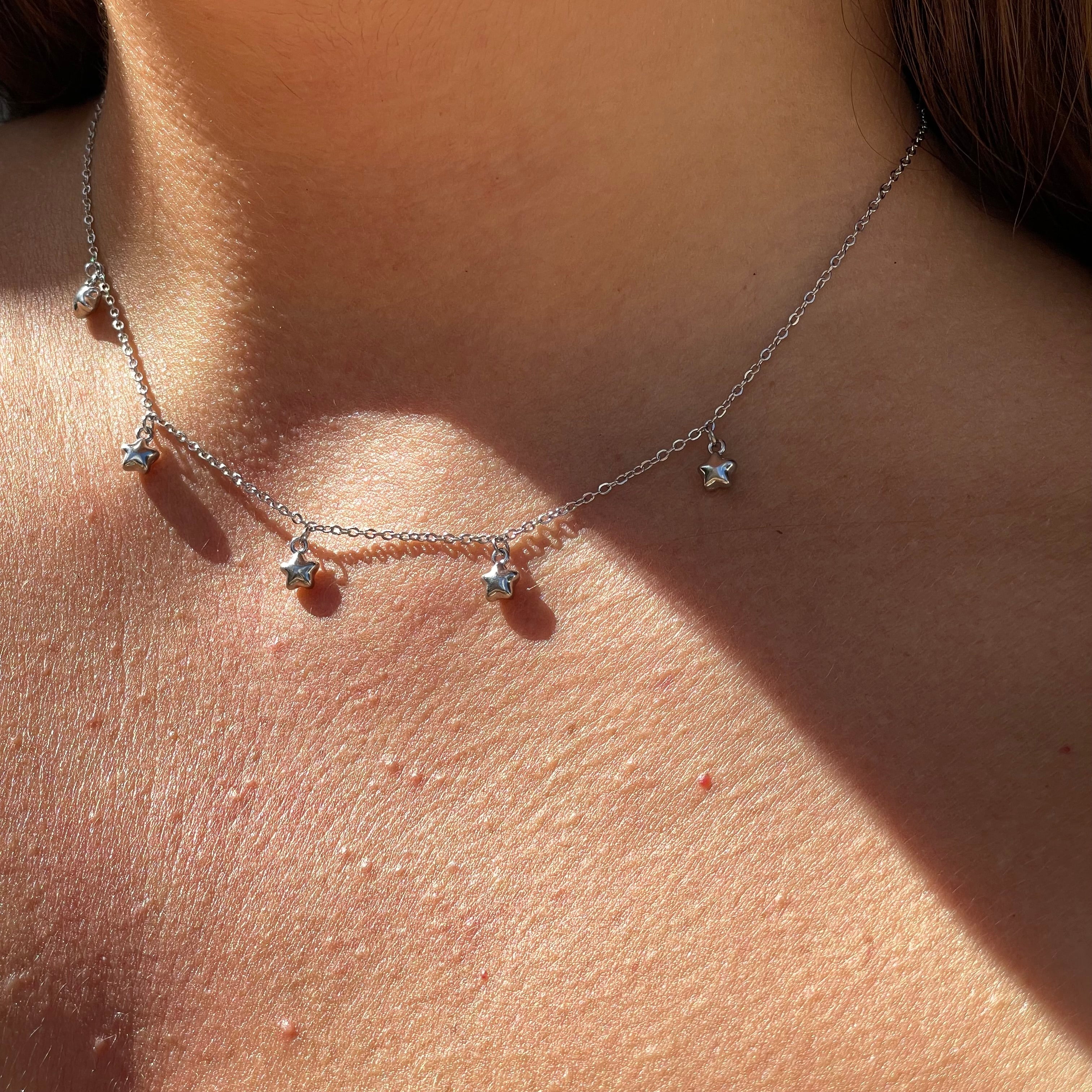 Collana polvere di stelle in 2 colori