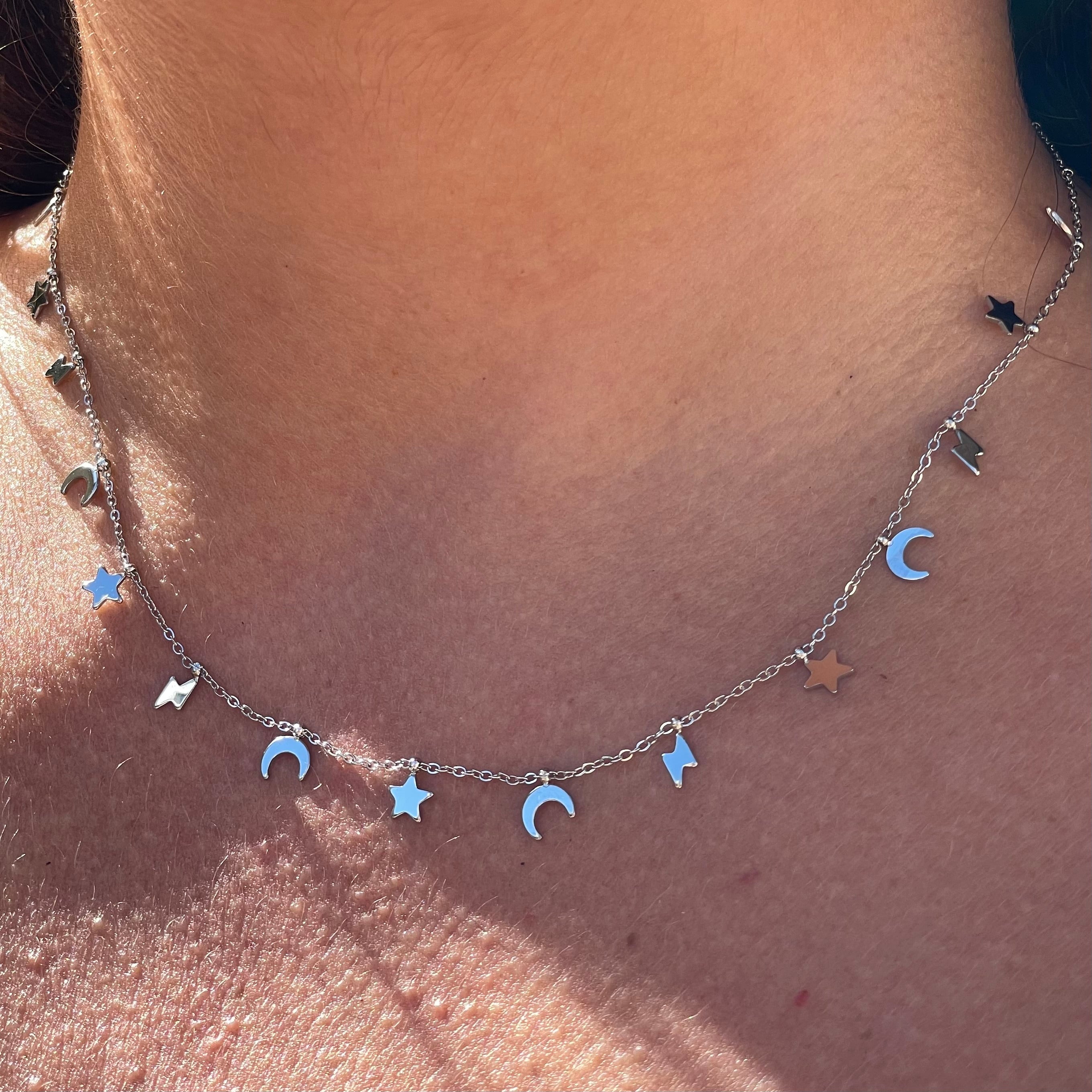 Collana universo in 2 colori