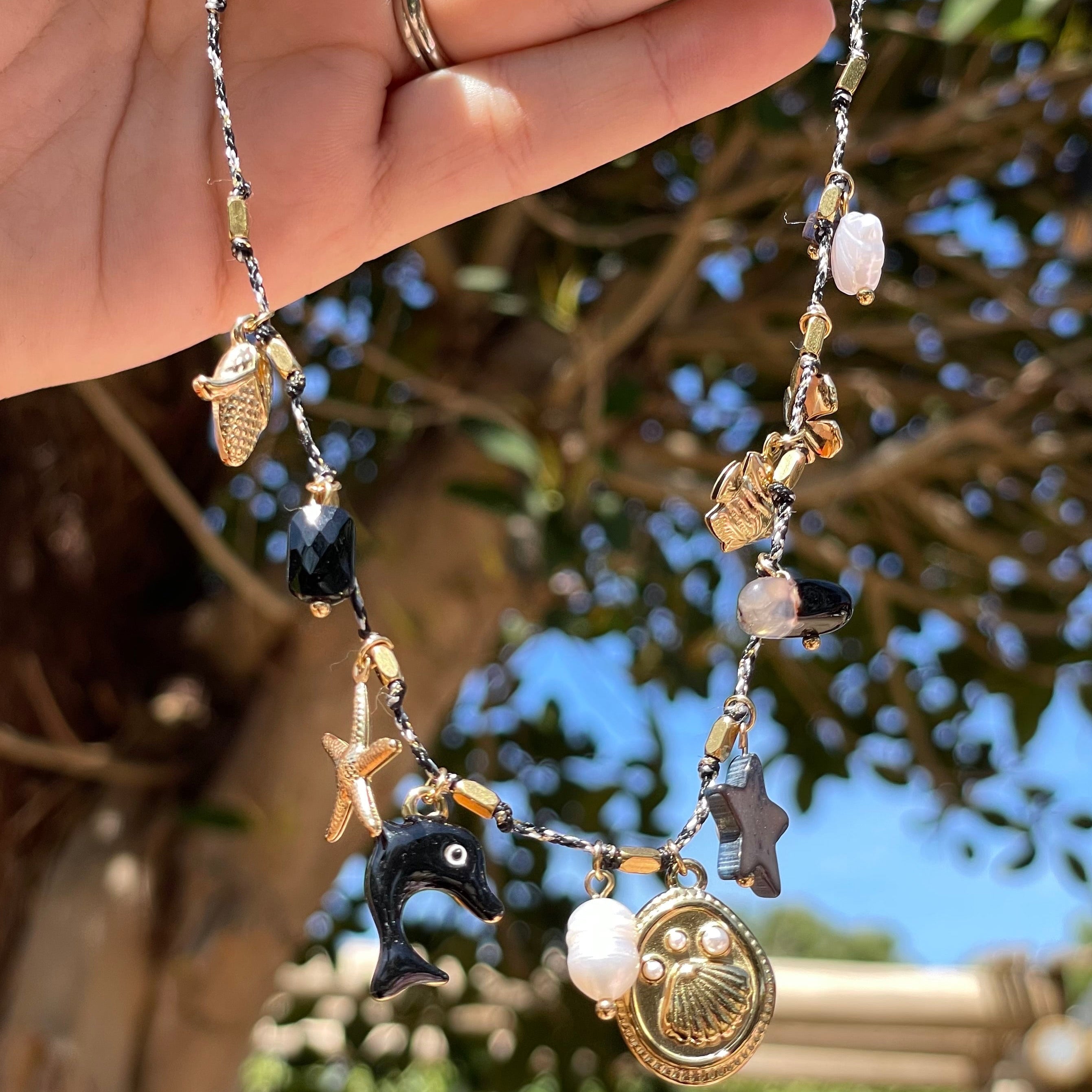 Collana piccolo oceano in 3 colori
