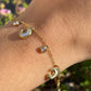 Bracciale lune perlate