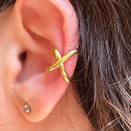 Ear cuff twist in 2 colori