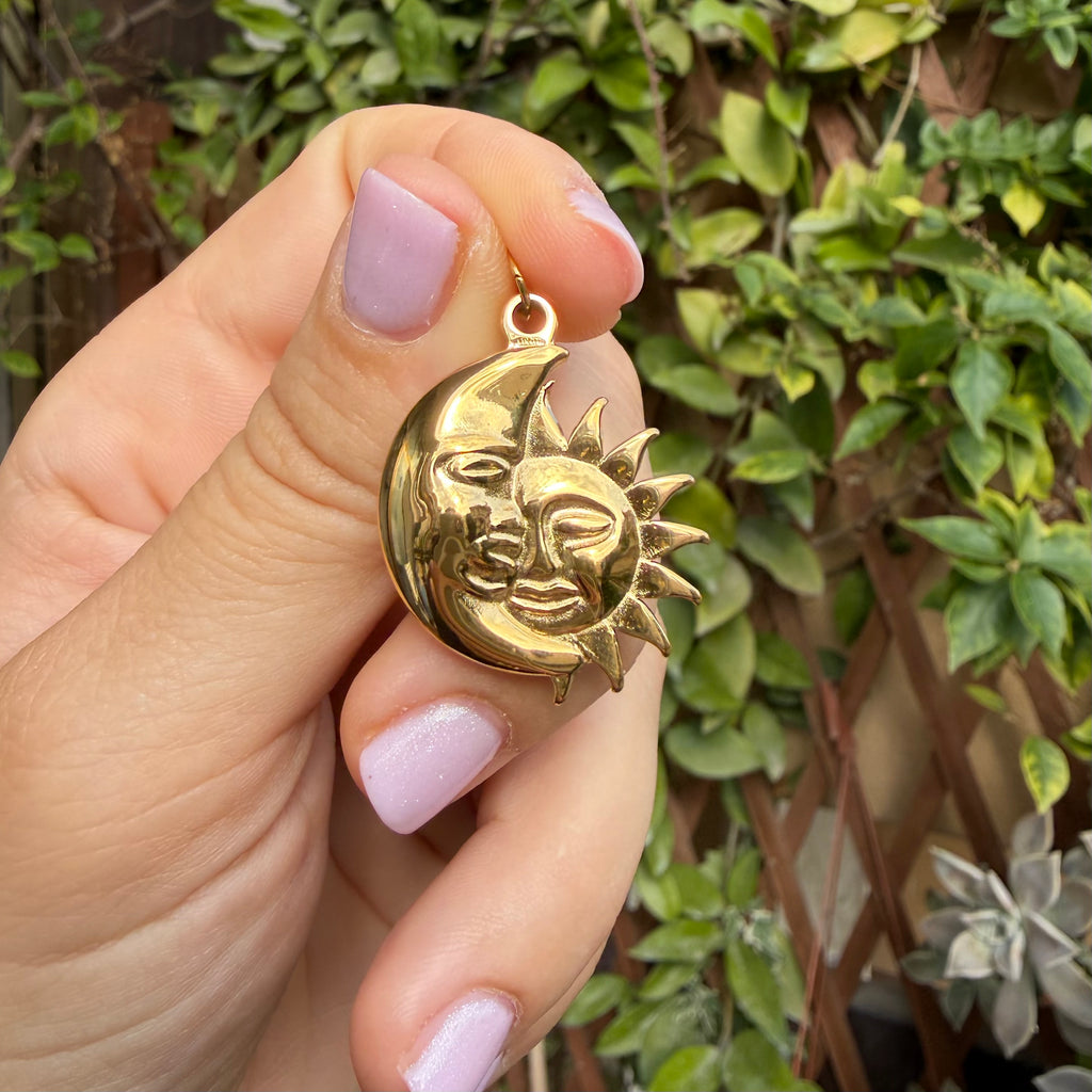 Charm Sole e luna per sempre in 2 colori