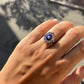 Anello occhio di Allah tondo in 2 colori